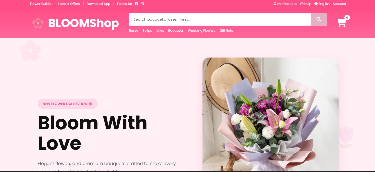 BloomShop project